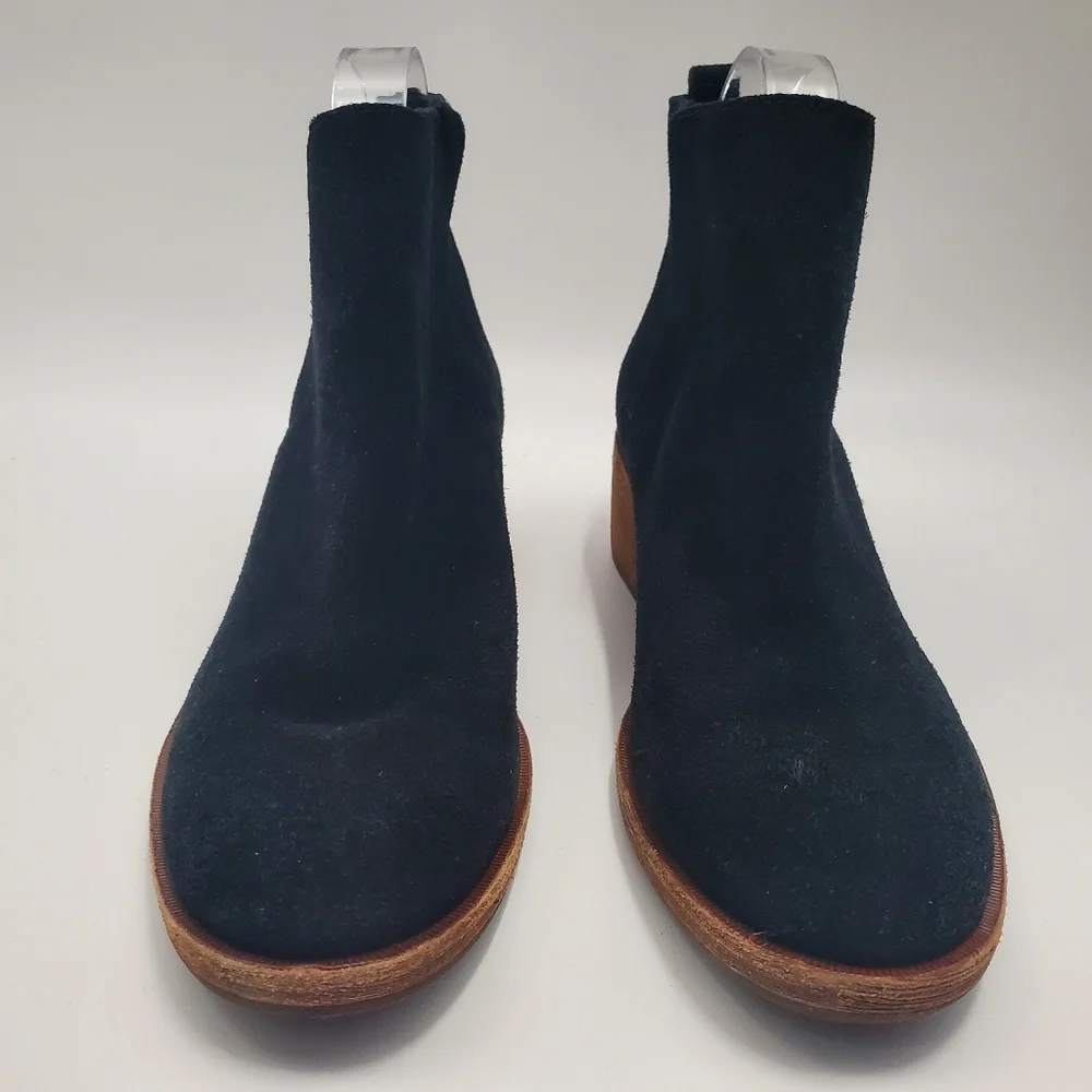 Kork-Ease Rennt Suede Booties Black - Picture 2 of 8